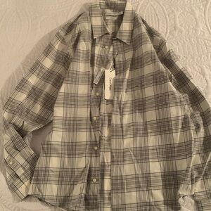 Calvin Klein Button Up Plaid